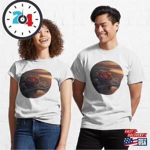 Sunrise With Beach Rose Classic T-Shirt